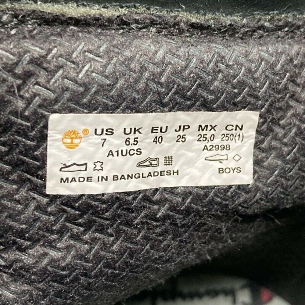 Timberland Champion Boys Premium Boots Black 7 - Picture 11 of 11